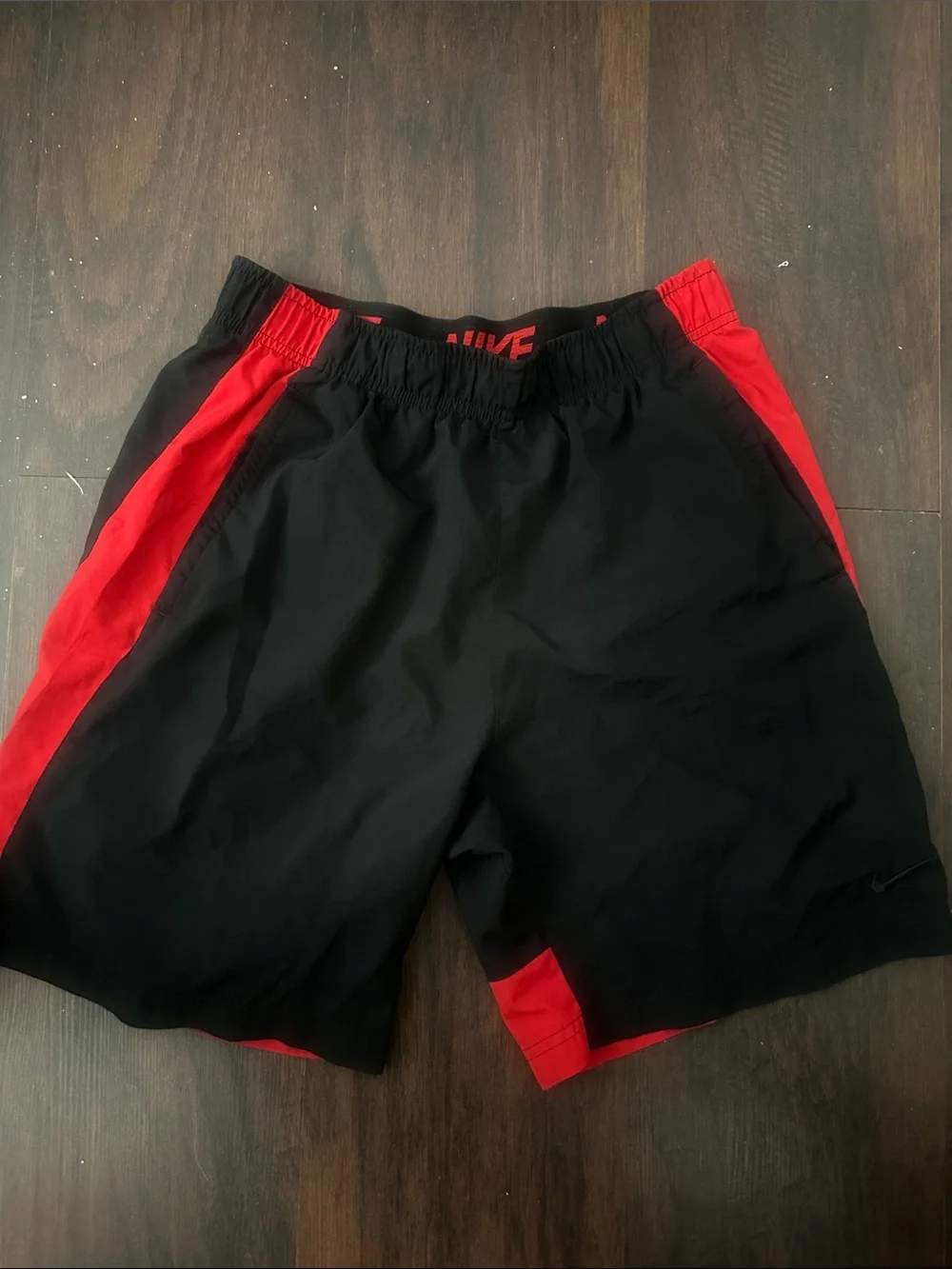 Men's Black and Red basketball Shorts